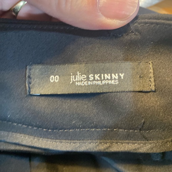 LOFT Black Women's Tailored Stretch Classic Skinny Pants - Picture 7 of 10